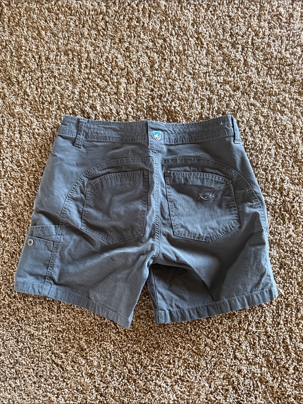 Kuhl Women's Gray Utility Cargo Shorts